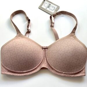 Amoena Lola Beige Wireless  Bra 34C NW